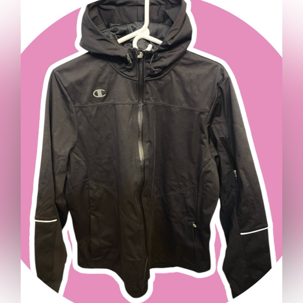 Champion NWT Ladies Hooded Jacket XL Full Zip/Logo/lightweight/pockets